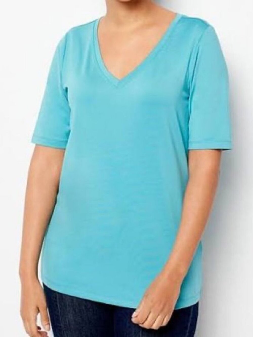 Susan Graver Modern Essentials Butterknit Top